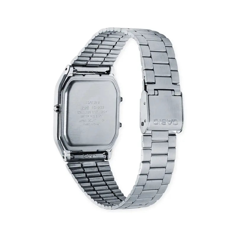 Casio AQ230 Silver Analog-Digital Watch