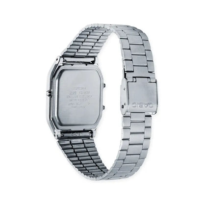 Casio AQ230 Silver Analog-Digital Watch