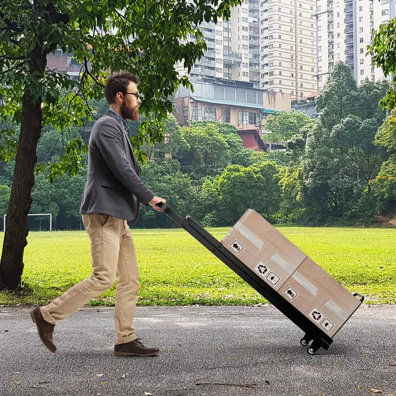 2-in-1 Multi-Function Hand Truck Dolly & Step Ladder