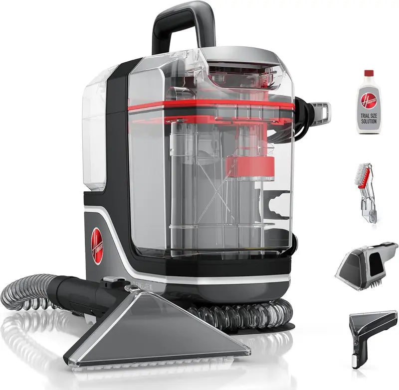 Hoover CleanSlate Plus Spot Cleaner  Portable Carpet & Upholstery Extractor with Multi-Tool Attachments