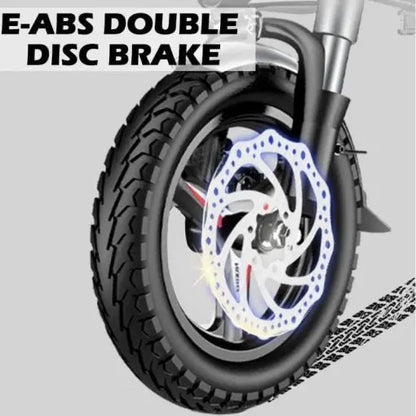 Foldable 250W Electric Bike  14″ LCD Display, Removable Lithium Battery, Dual Hydraulic Disc Brakes