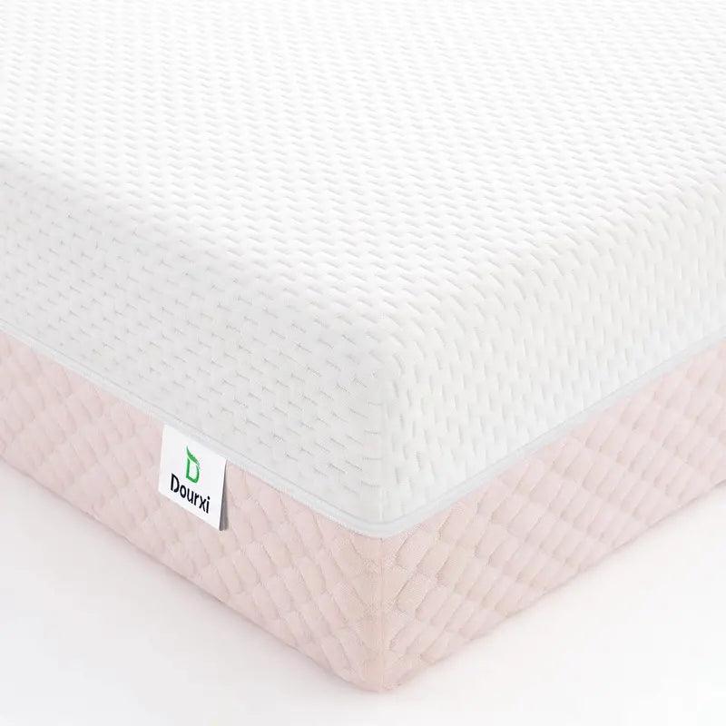 Crib-Sized Dual-Sided Toddler Mattress  Triple-Layer Memory Foam with Removable Cover