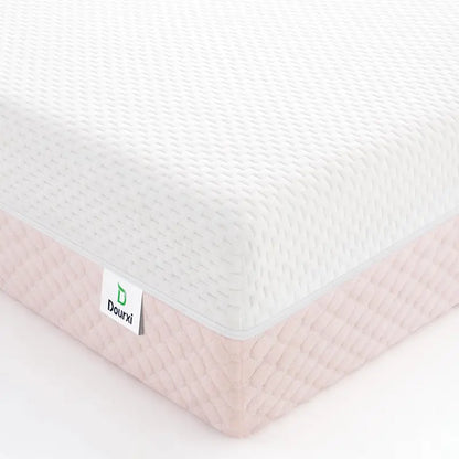 Crib-Sized Dual-Sided Toddler Mattress  Triple-Layer Memory Foam with Removable Cover
