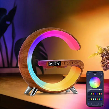 MagSafe Wireless Charger with RGB Ambient Lighting  Customizable Glow Effect