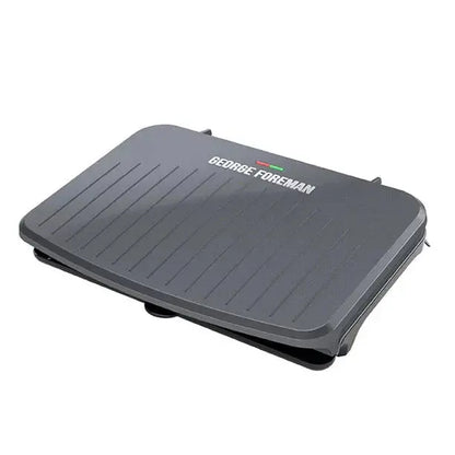 George Foreman 9-Serving Indoor Grill & Panini Press  Gunmetal Grey, Removable Plates