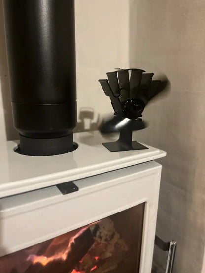 The Tortoise Heat-Powered Stove Fan  Silent, Eco-Friendly Air Circulator for Wood or Gas Stoves