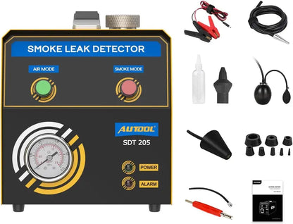12V Automotive Smoke Leak Detector  EVAP System Diagnostic Tool for Fuel & Vacuum Line Testing
