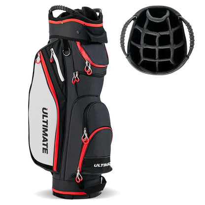 Lightweight 14-Way Golf Bag  Compact Travel-Friendly Club Carrier with Dual Straps