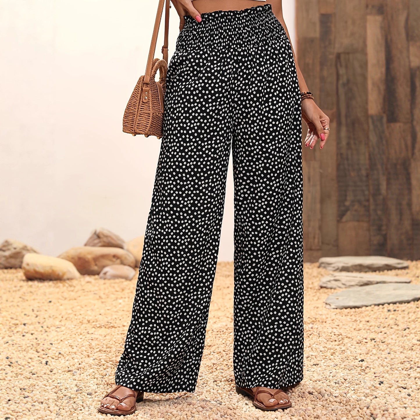 Pantalon Ample Fluide "Oasis"