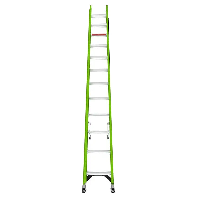 Little Giant HyperLite 24-Foot Fiberglass Extension Ladder  Lightweight, CSA-Approved, 300-Lb Load Capacity