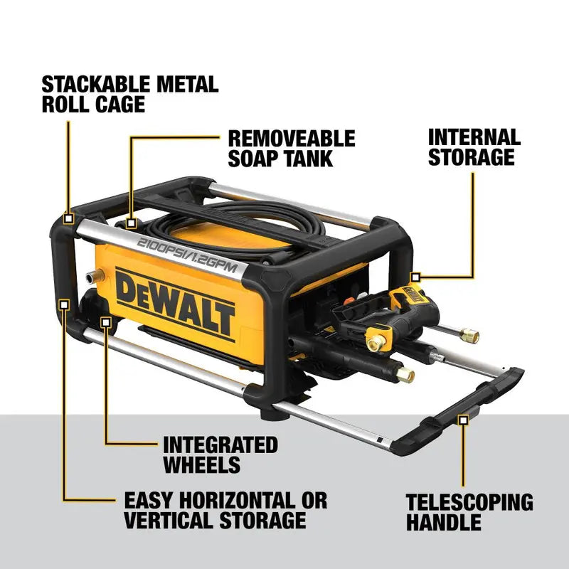 DEWALT Pressure Washer 2100PSI Electric Cold Water