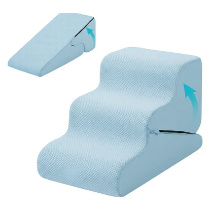 Convertible Pet Stair-Ramp Combo for Small Dogs  Foldable 2-in-1 Design