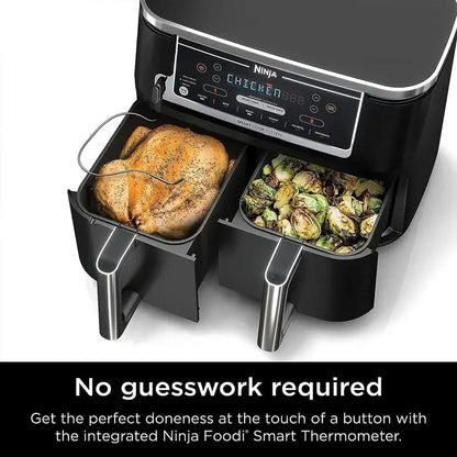 Ninja DZ550 Foodi DualZone Oven  10-Quart 6-in-1 Smart Air Fryer & Roaster
