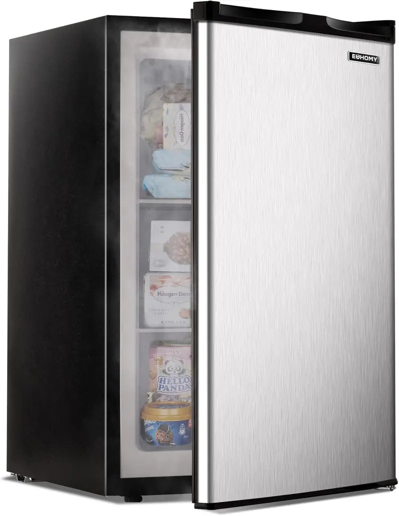 EUHOMY 3.0 Cu.Ft Upright Compact Freezer  Energy-Efficient Vertical Storage Solution