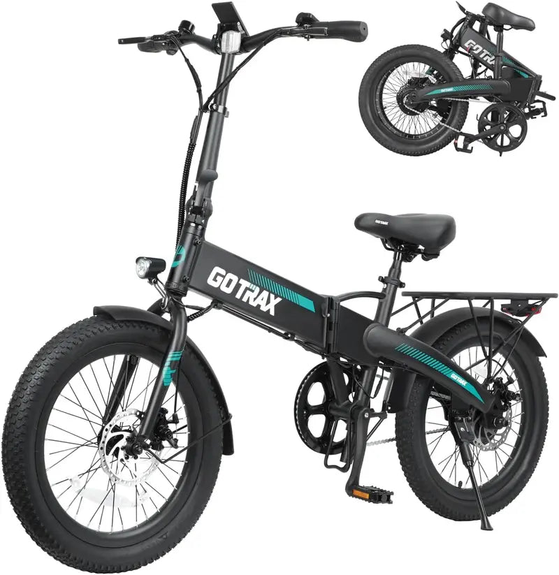 Gotrax 20-Inch Foldable Electric Bicycle for Adults