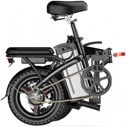 Foldable 250W Electric Fat-Tire Bike for Adults & Teens  Removable Battery, All-Terrain E-Bike (Black)