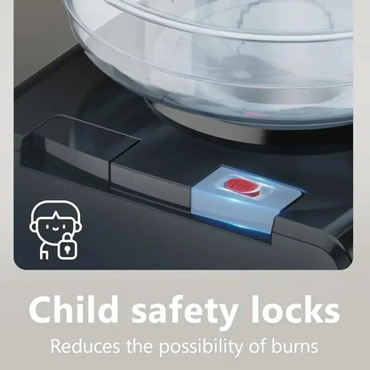 EUHOMY Dual-Temp Water Dispenser with Child-Safe Lock & Cold-Only Mode