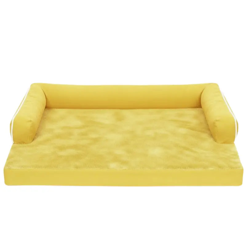 Extra-Large Orthopedic Pet Bed with Memory Foam, Reinforced Bolsters, and Detachable Cover