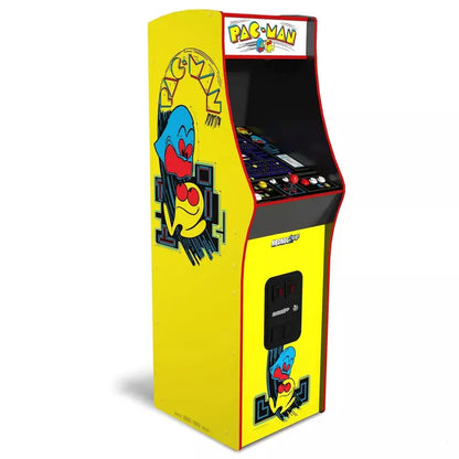 Arcade1Up Pac-Man Deluxe by Bandai Namco: 17″ Screen, WiFi, 14 Classic Games, Light-up Marquee
