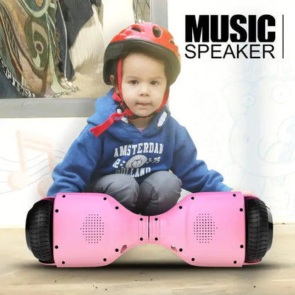 6.5-Inch Smart Hoverboard with Bluetooth Speaker, App Control & UL2272 Certification