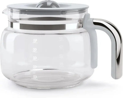 Smeg Retro-Style Drip Coffee Maker — 10-Cup Capacity, Pastel Green Finish, 50s Aesthetic
