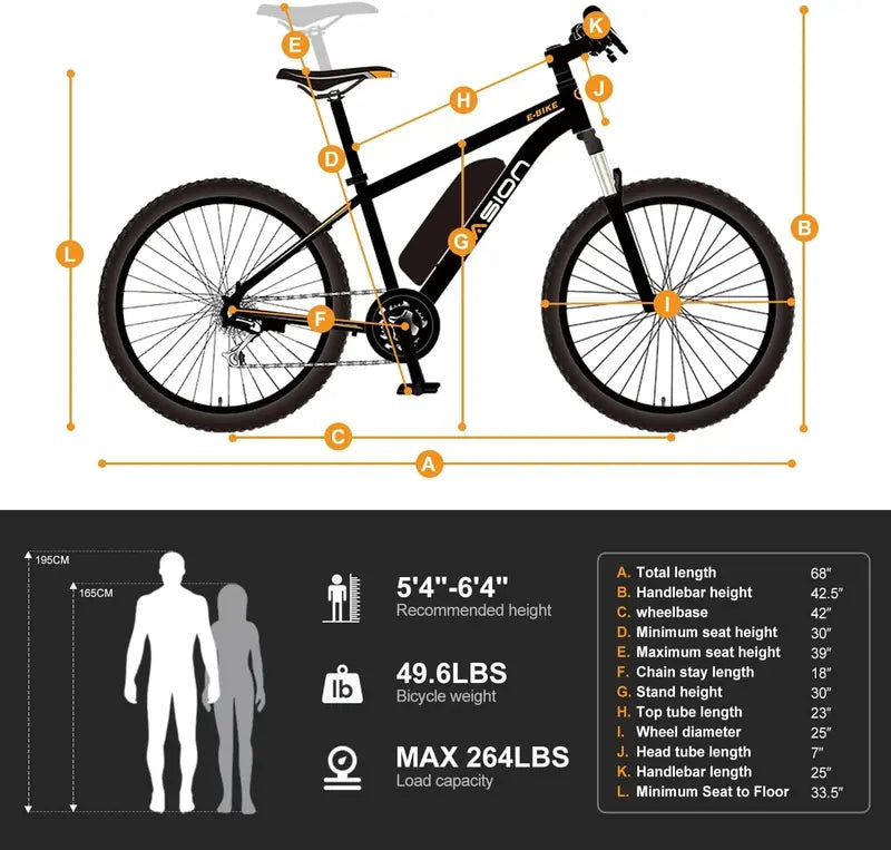 500W Folding Electric Bike for Adults  20 mph, 40-Mile Range, Compact Ebike with Smart Hill Assist