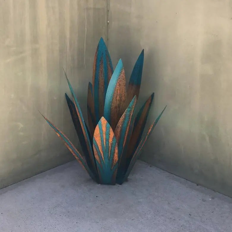 Eternal Agave Rust-Resistant Metal Sculpture  Indoor/Outdoor Art Piece