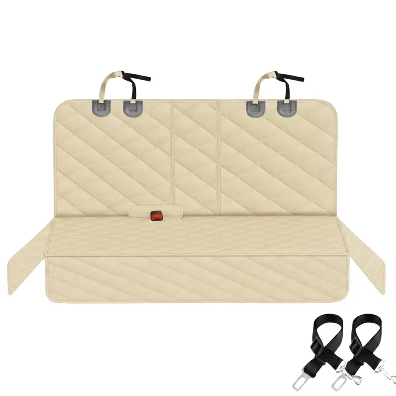 Durable Rear Bench Seat Protector for Pets  600D Polyester, 53 x 47 Inches