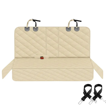 Durable Rear Bench Seat Protector for Pets  600D Polyester, 53 x 47 Inches