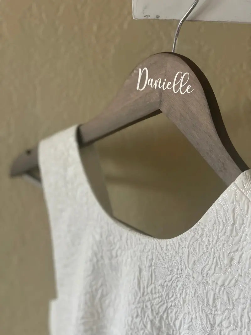 Custom Wooden Clothes Hangers for Wardrobe Organization