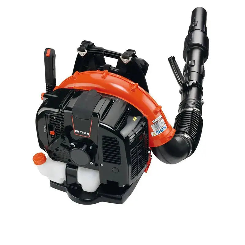 Backpack Leaf Blower — 214 MPH Airspeed, 535 CFM, 633 cc 2-Stroke Gas Engine with Hip-Mounted Throttle