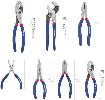 WORKPRO 7-Piece Multifunction Pliers Set for Home & DIY Projects