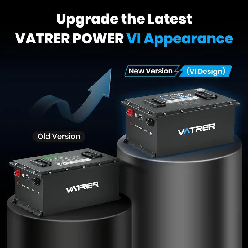 48V 105Ah Lithium Iron Phosphate Battery  Smart BMS, Touchscreen Monitor & Bluetooth APP Control