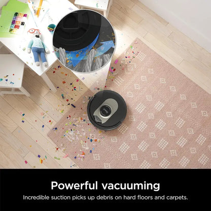 AI-Powered Robot Vacuum with LIDAR Navigation, XL Self-Empty Base (60-Day Capacity), HEPA Filtration & Pet Hair Optimization