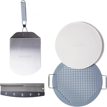 12,000 BTU Portable Multi-Fuel Pizza Oven: Stainless Steel Countertop Grill for Outdoor Baking & Roasting