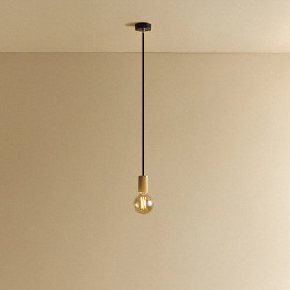 Elva Pendant Light Tinted in Oak