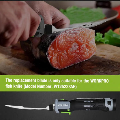 WORKPRO 8-Inch Replacement Blades for 12V Cordless Fillet Knife (Model W125223AH)