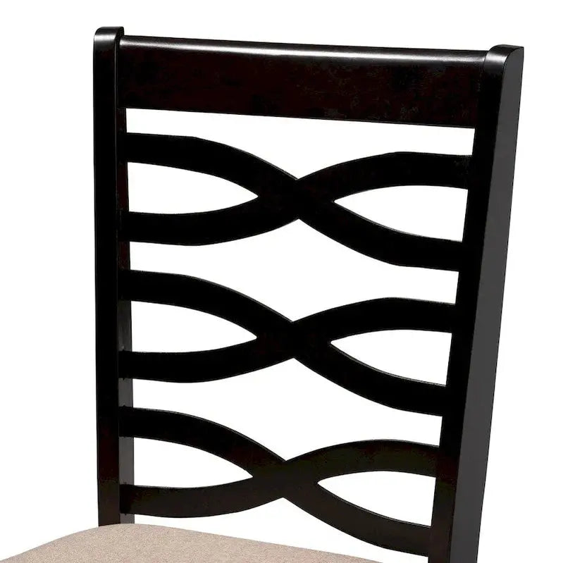 Contemporary 4-Piece Dining Chair Set  Stylish and Ergonomic Seating Ensemble