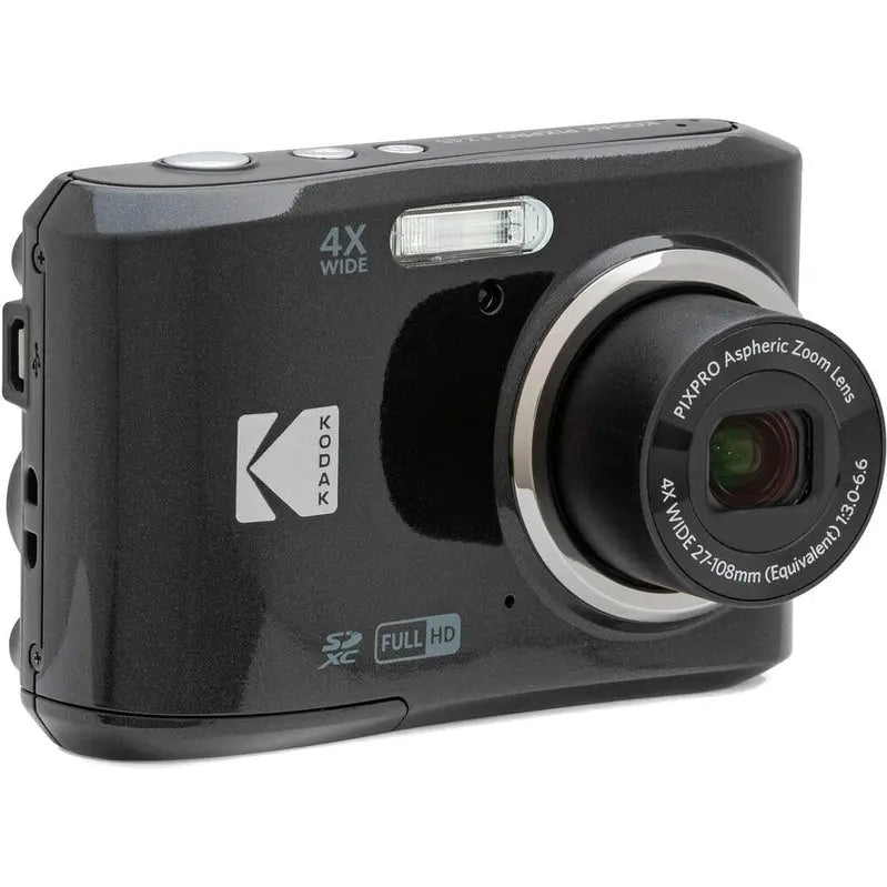 Kodak PIXPRO FZ45 Digital Camera (Black) with 32GB SD Card Bundle  16MP, 45x Optical Zoom