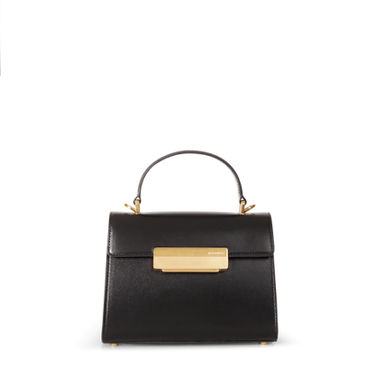 Mini Capucine - Cuir Box Noir