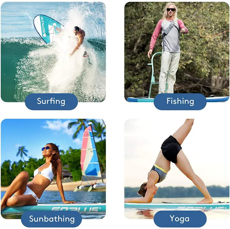 10-Foot or 11-Foot Inflatable Stand-Up Paddle Board (SUP)