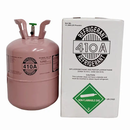 25 lb R410A Refrigerant Gas Canister for Air Conditioning & Heat Pump Systems