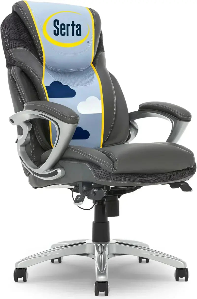 Executive-Style Ergonomic Office Chair  Supportive High-Back Design for Extended Desk Work