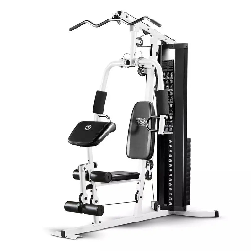 Marcy Home Gym  150-Pound Stack, Dual Arm Press & Leg Developer, Full-Body Workout Station