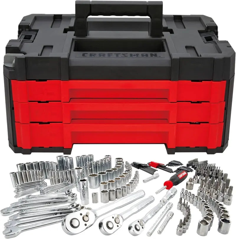 Craftsman 262-Piece Mechanic’s Tool Set  Comprehensive Socket and Wrench Kit for Auto Repair