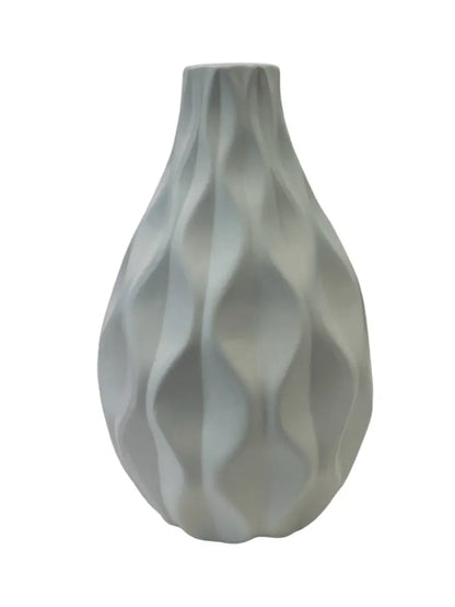 Minimalist White Mini Vase  Small Ceramic Tabletop Decor Piece