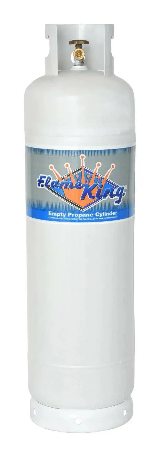 60-Pound Refillable Steel Propane Cylinder — LPG Tank with POL Valve, DOT-Certified and Ready to Fill