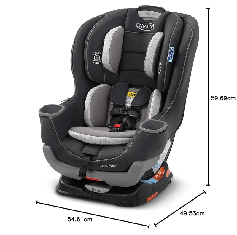 Extend2Fit Convertible Infant Car Seat  Rear- & Forward-Facing with Adjustable Legroom Panel