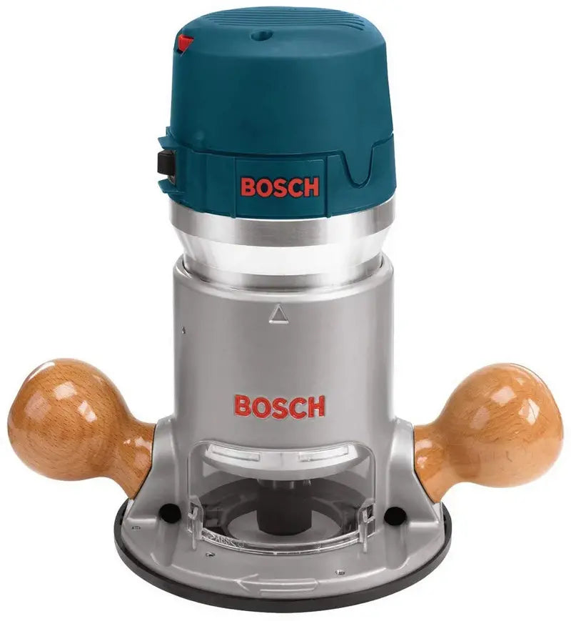 BOSCH 2.25 HP Fixed-Base Router, Aluminum, 12 AMP Motor, Adjustable Speed, Includes Accessories