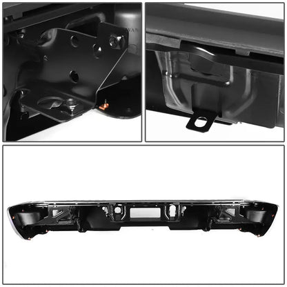 Chevy Silverado & GMC Sierra Rear Step Bumper  With Parking Sensor Holes (20142018)
